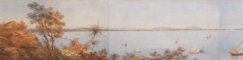 Panorama of Bombay from Malabar Hill by 
																			William Henry Carpendale
