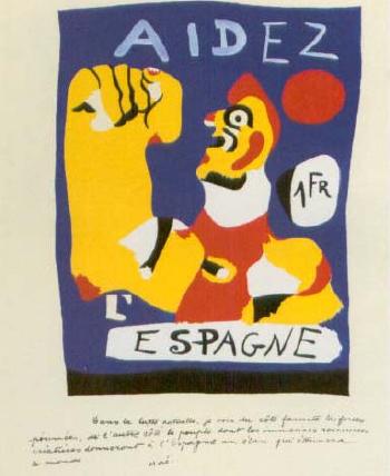 Aidez l'Espagne by 
																	Joan Miro