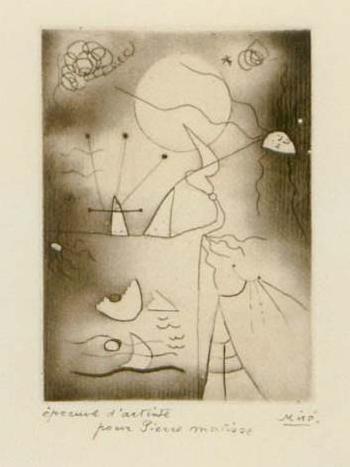 Paysage meurtrier by 
																	Joan Miro