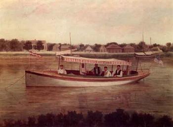 Scene on the bayou, St John by 
																	Auguste Norieri