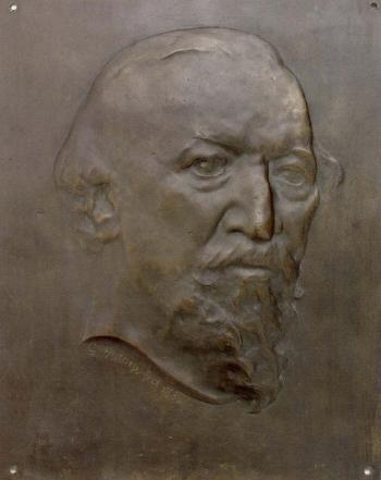 Portrait of Robert Browning by 
																	Gustav Natorp