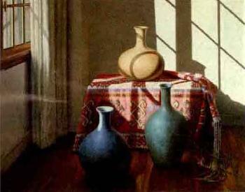 Ceramicas y kilim by 
																	Enrique Campuzano