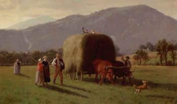 Bringing in the hay by 
																	John W Ehninger