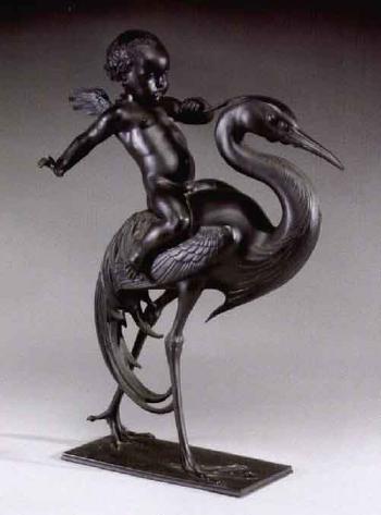 Cupid and crane by 
																	Carl Paul Jennewein