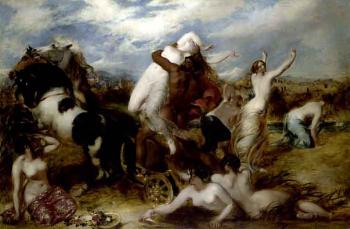Pluto carrying off Proserpine by 
																	William Etty