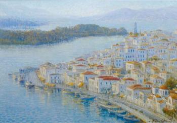 View of Poros by 
																	Vasilis Zenetzis