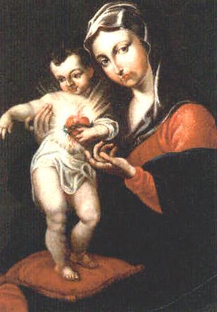 Madonna and Child by 
																	Theresia Zannussi
