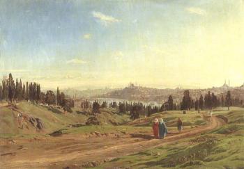 View over Constantinople by 
																	Harald Adolf Nikolai Jerichau