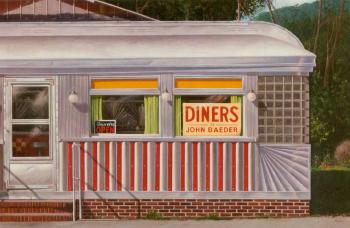 Diner, Binghampton, New York by 
																	John Baeder