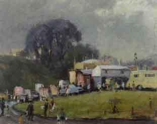 Back of daisy Nook Fair by 
																	Alfred Ackrill