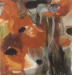 Garden II. Red poppies by 
																	Willi Ulfig