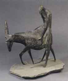 Donkey rider by 
																	Ferdinand Auerhammer