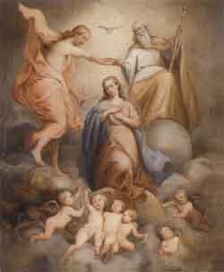 The Assumption and Coronation of the Virgin by 
																	Paul Haesaert