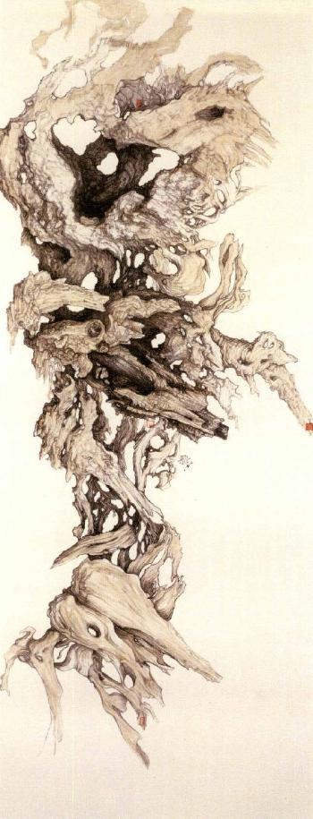 Withered trunk by 
																	 Luo Jianwu