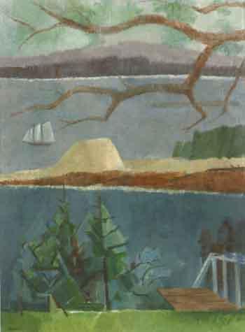 Coastal scene by 
																	Walter Newton Reinsel