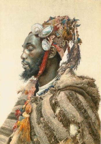 Moor in a head-dress by 
																	Jose Tapiro y Baro