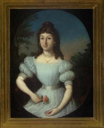 Portrait of Louise Duralde by 
																	Jose Francisco Salazar y Mendoza