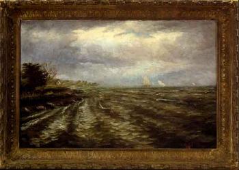 Edge of Pontchartrain from Mandeville by 
																	Auguste Norieri