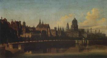 Prospect view from London towards Saint Paul's Cathedral by 
																	N Jankowsky