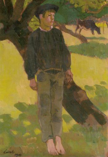 Breton boy by 
																	Henry Lamb