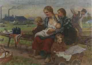 Family outing to the country by 
																	Wilhelm Immenkamp
