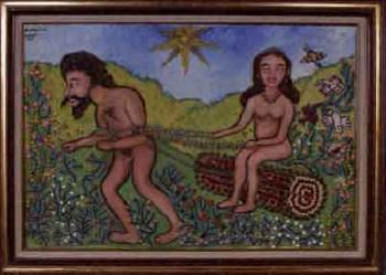 Adam and Eve by 
																	Karolina Danek