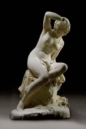 Bathing woman by 
																	Antonio Tantardini