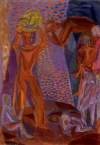 Composition with figures by 
																	Atle Urdal