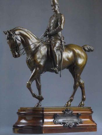 Erzherzog Otto, rider statuette by 
																	Emmerich Alexius Swoboda von Wikingen