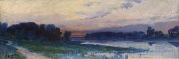 Evening by the riverside by 
																	Nikolai Karasin