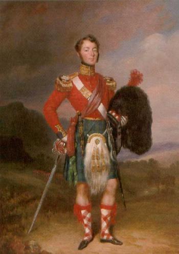 Portrait of Captain Robert Williamson Ramsay by 
																	Charles Achille d'Hardwillier