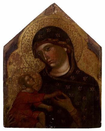 Madonna and Child by 
																	Paolo Veneziano