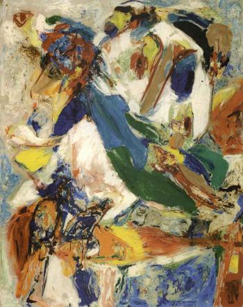 Tristesse blanche - white sadness by 
																	Asger Jorn
