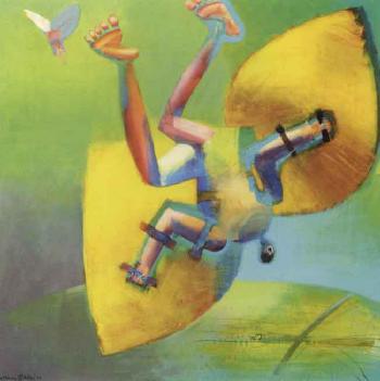 The fall of Icarus by 
																	Arne Haugen-Sorensen