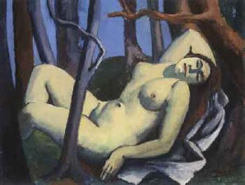 Nude in wood by 
																	Richard Walberer
