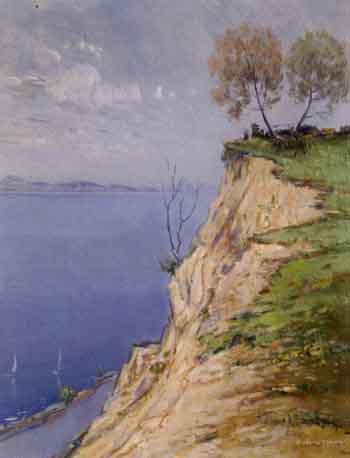Cliff at Balaton by 
																	Gyula Halvax