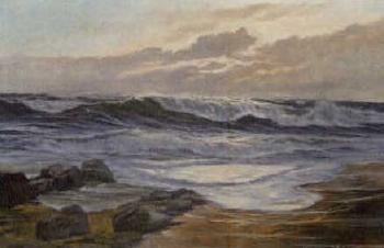 Ocean waves by 
																	Edgar Freyburg