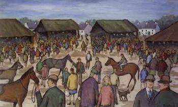 Market day, pony sale by 
																			Gladys MacCabe