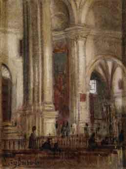 Cathedral interior, Murcia by 
																	Manuel Munoz Barberan