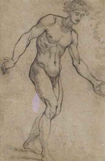 Male nude by 
																	Bartolomeo Salvestrini