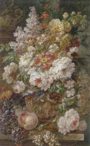 Vase de lilas by 
																	Eugene Julienne