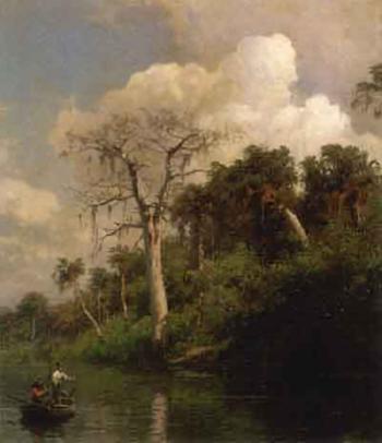 Fishing in the everglades by 
																	Hermann Herzog