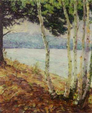 Birches by 
																	Henry R Macginnis
