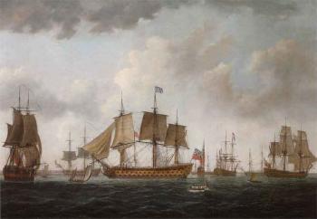 HMS Queen Charlotte by 
																	Adam Callander