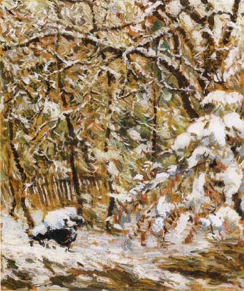 Winter in Nagybanya by 
																	Albert Paal