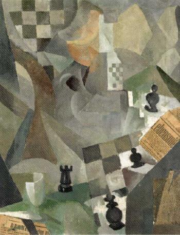 Abstraktion mit Schachfiguren - Abstract with chess pieces by 
																	Johann Wilhelm von Tscharner