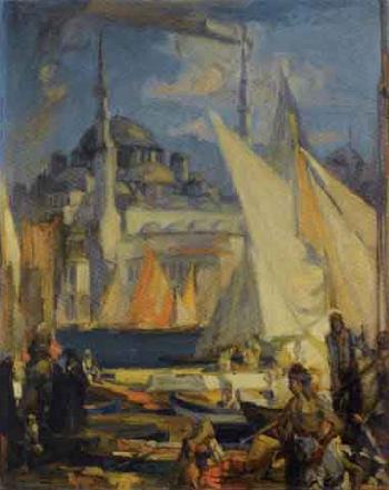 La mosquee Nuri Osmaniyeh a Istanbul by 
																	Charles Fouqueray