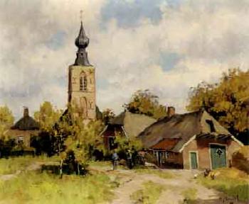 Het Dorp Dwingeloo - The village Dwingeloo by 
																	Arie Zwart