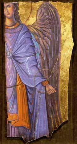 Divine messenger. Divine protector by 
																			Euripides Kastaris