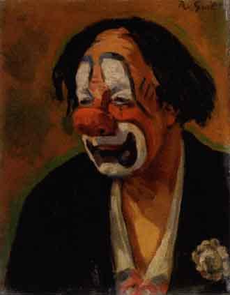 Portrait du clown Albert Fratellini by 
																	Roger Guit